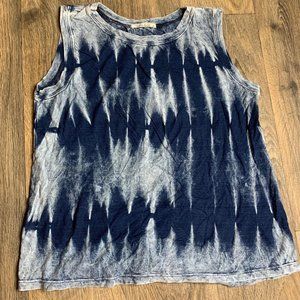 Bella Dahl Shibori Tie Dye Tank Top Size XS